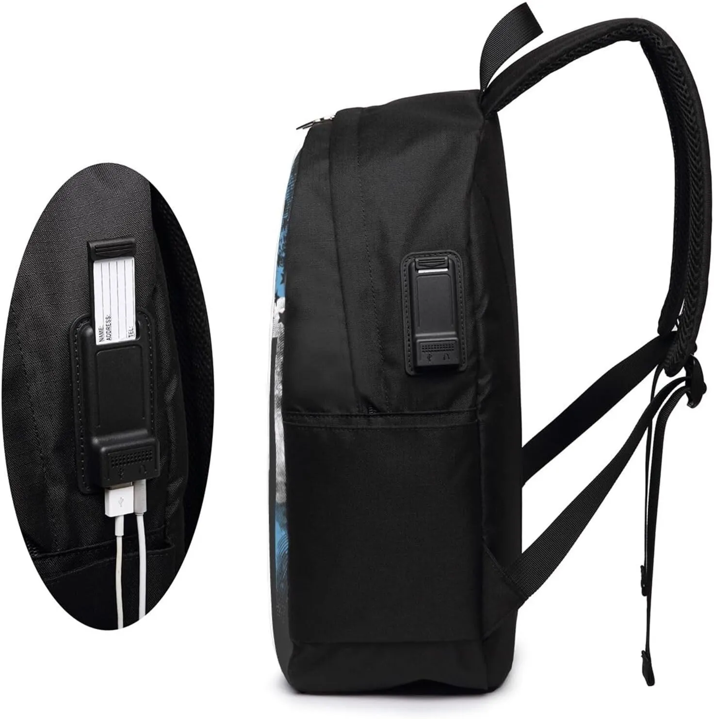 Guatemala Guatemalan American Flag Laptop Backpacks Travel Backpack Casual Business Daypack Sport Rucksack Computer Bag Fits up to 17 Inch Notebook with USB Port
