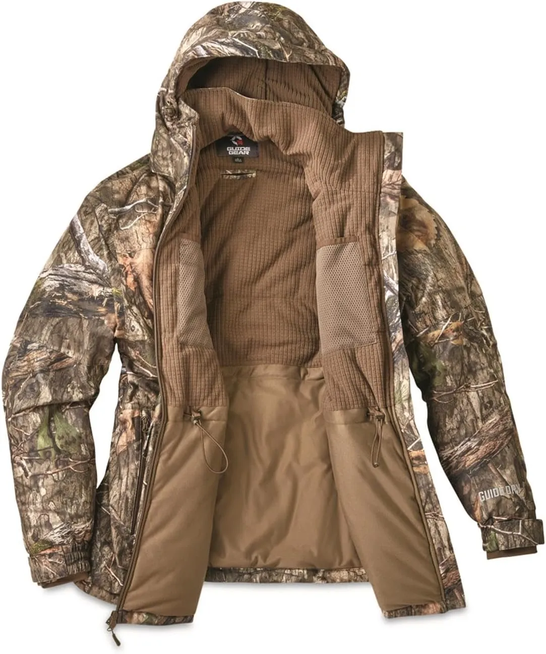 Guide Gear Men's Guide Dry Steadfast Insulated Parka; Hunting Clothing, Camo Jacket