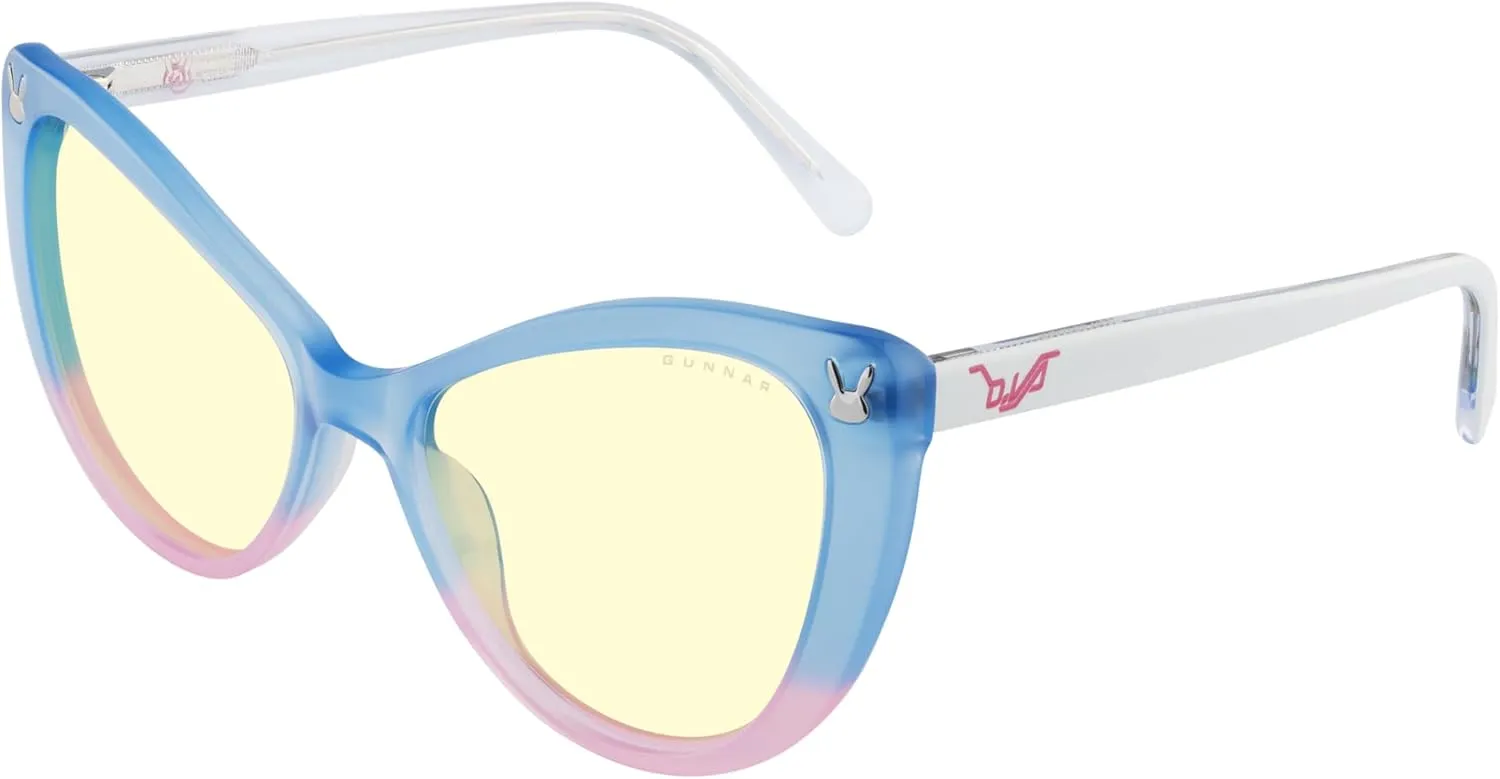 GUNNAR Overwatch D.VA TOKKI Blue Light Blocking Gaming And Computer Glasses - Clear