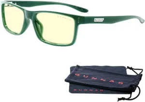 GUNNAR - Vertex Premium Gaming and Computer Glasses - Blocks 65% Blue Light - Amber Tint, Moss