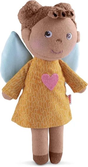 HABA Guardian Angel Mini Doll Nora - Soft Plush Baby Doll Toy for Toddlers 1-3, Ideal Gift for 2 Year Old Girls & Up