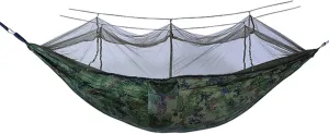 Hammock Portable Hammock Gear 1 Person Ultralight Hanging Bed with Mosquito Net for Survival Travel Indoor Camping Beach Hiking