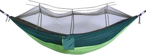 Hammock Portable Hammock Gear 1 Person Ultralight Hanging Bed with Mosquito Net for Survival Travel Indoor Camping Beach Hiking