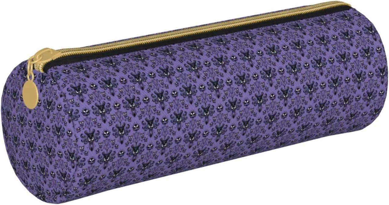Haunted Mansion Lightweight Pencil Case,Zippered Pen Pouch,Stationery Bag Zipper Pouches Pens Holder Organizer