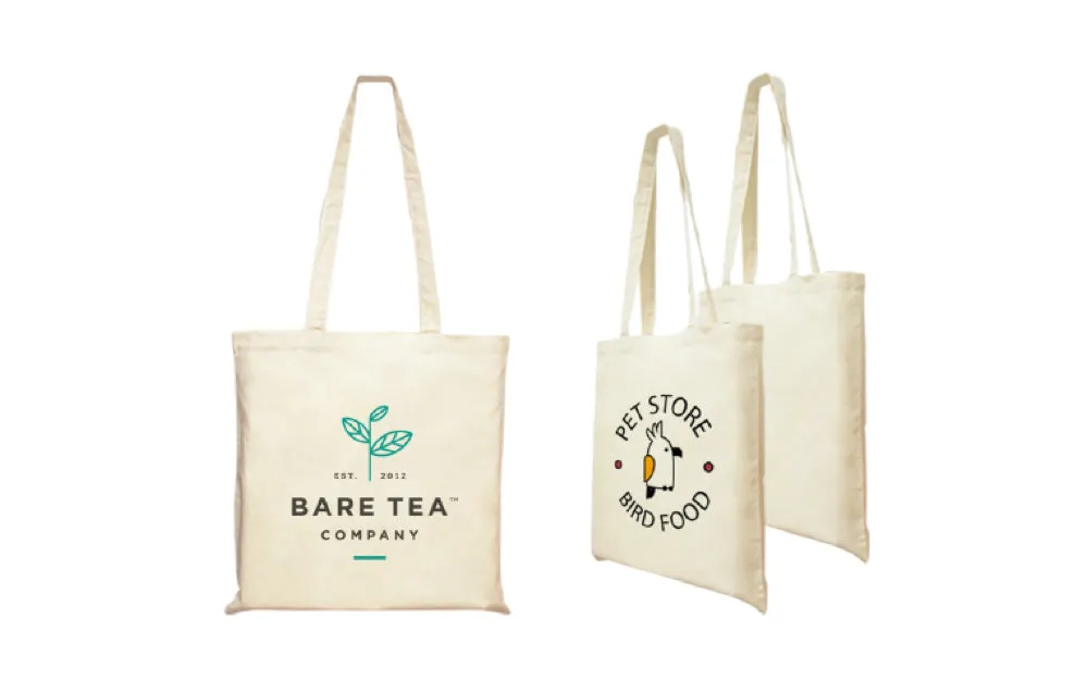 HAZEL White Tote Bag
