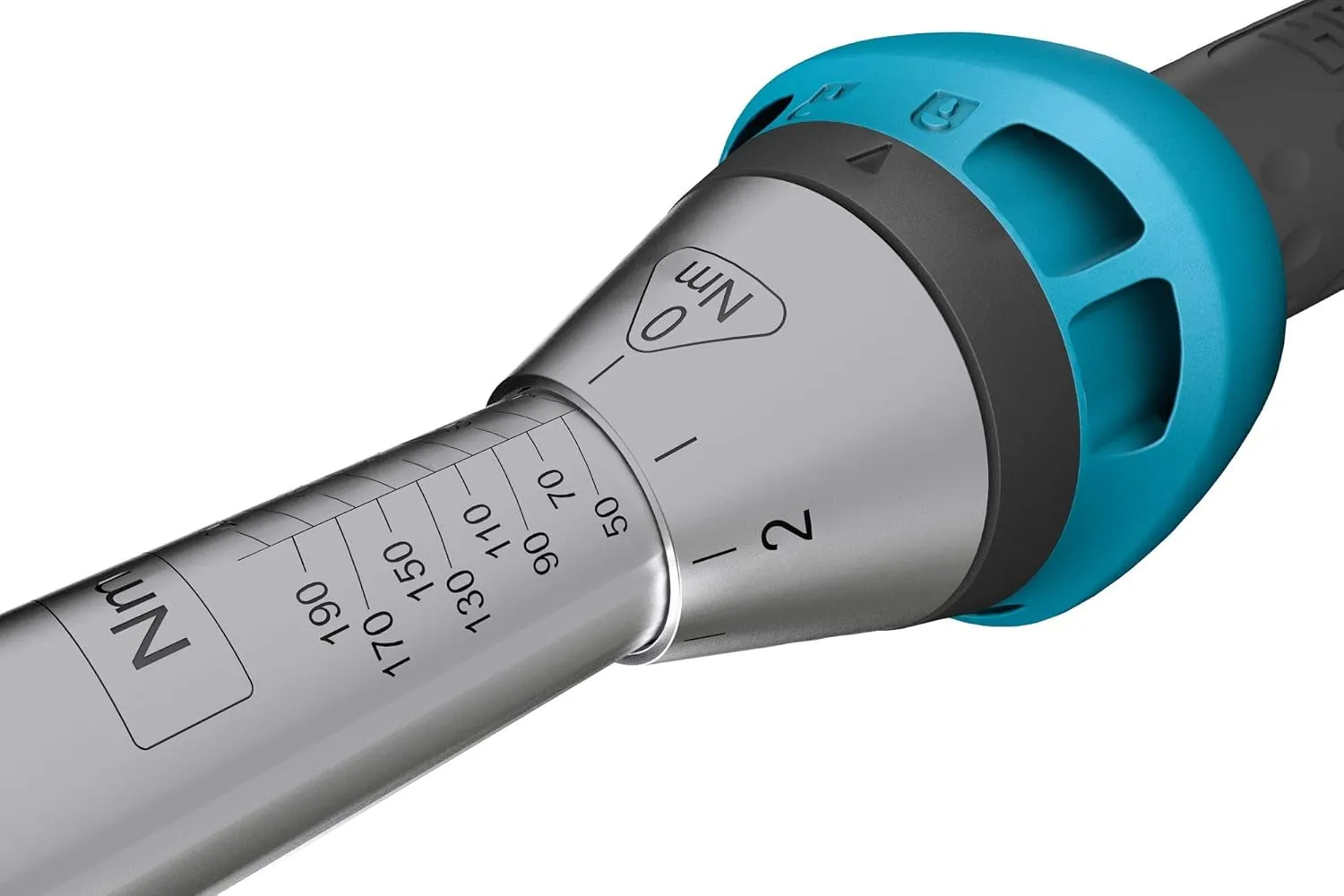 HAZET torque wrench 5123-3CT I Output: square 12.5 mm (1/2 inch), tolerance: 3 %, 32 teeth (operating angle 11.25 degrees) I Reversible ratchet for car and bicycle I 24.72 inches