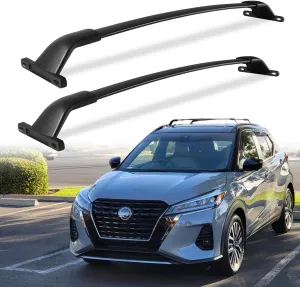 Heavy Duty Aluminum Alloy Cross Bars for Nissan Kicks 2016-2024 | Easy Installation | Warranty 2 Years | Compatible with Roof Boxes, Bags, Kayak, Bicycle Rooftop Accessories