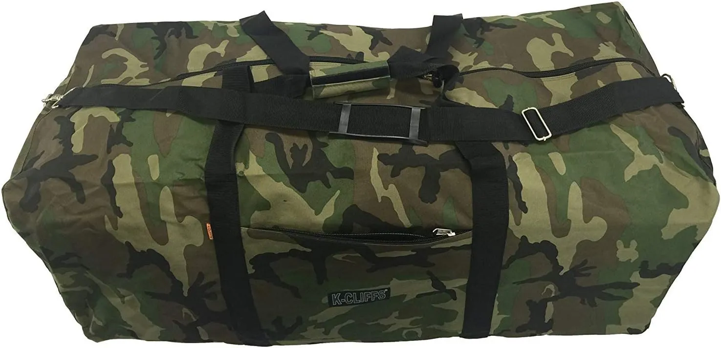 Heavy Duty Cargo Duffel Large Sport Gear Equipment Quality Square Bag Hardware Travel Bag Rooftop Rack Bags