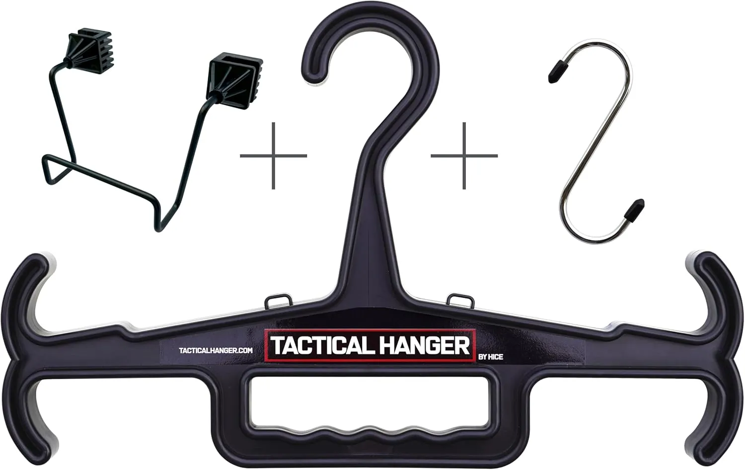 HICE Car Mount with a Tactical Hanger | Original Heavy Duty Standard | 200 lb Load Capacity | for Body Armor, Tactical, Police, Military Gear, Scuba (Black Hanger   Car Mount)