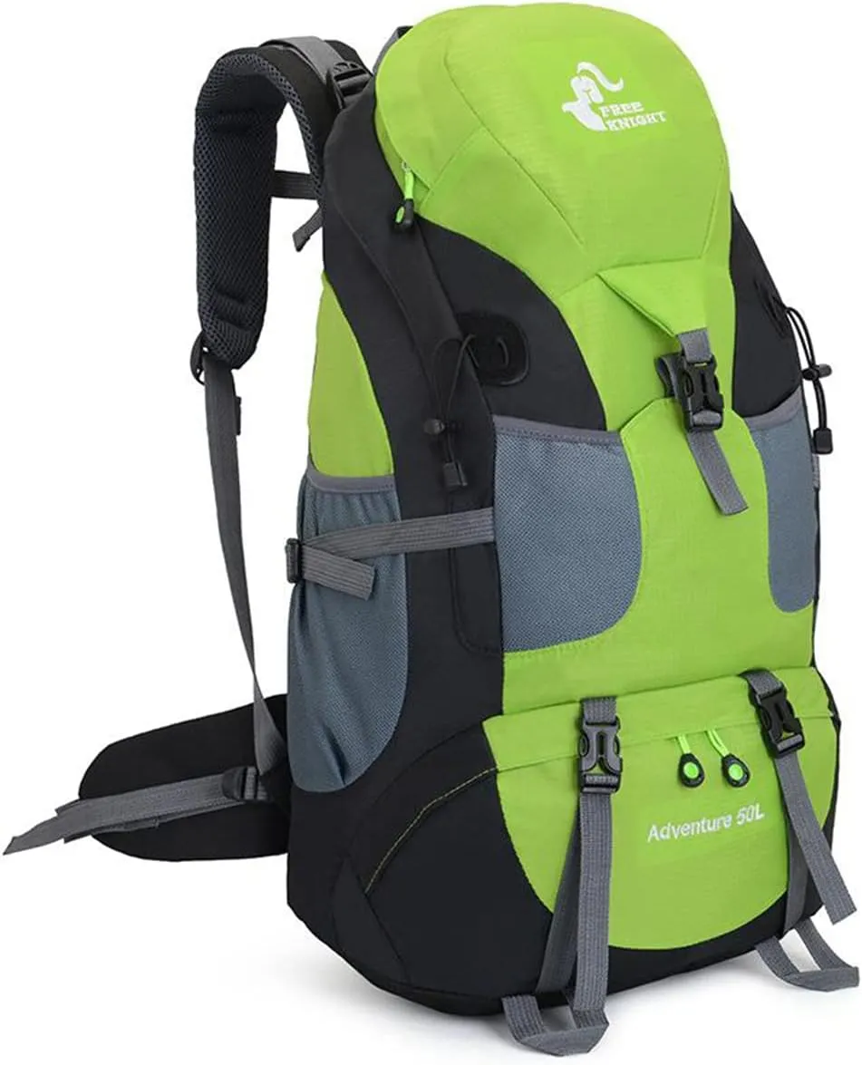 Hiking Backpack 50L Climbing Camping Backpack Large Rucksack for Trekking Travel Outdoor Sport