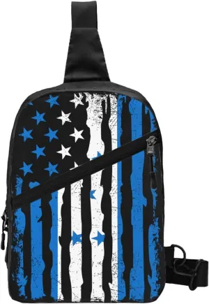 Honduran American Pride Flag Honduras Roots Packable Crossbody Bag Portable Sling Bags Foldable Travel Daypack Reusable Sports Shoulder Backpack Diagonally Chest Bag for Workout