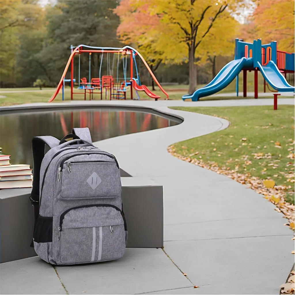 HOPYOCK-Kids Backpacks for Boys and Girls,Multi-Pocket Elementary and Middle School Backpack with Reflective Design,School Bags Fit for 6-16 Years Old