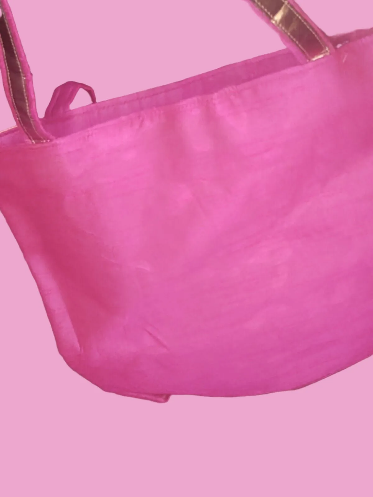 Hot Pink Beautiful Women Tote Bag - preowned