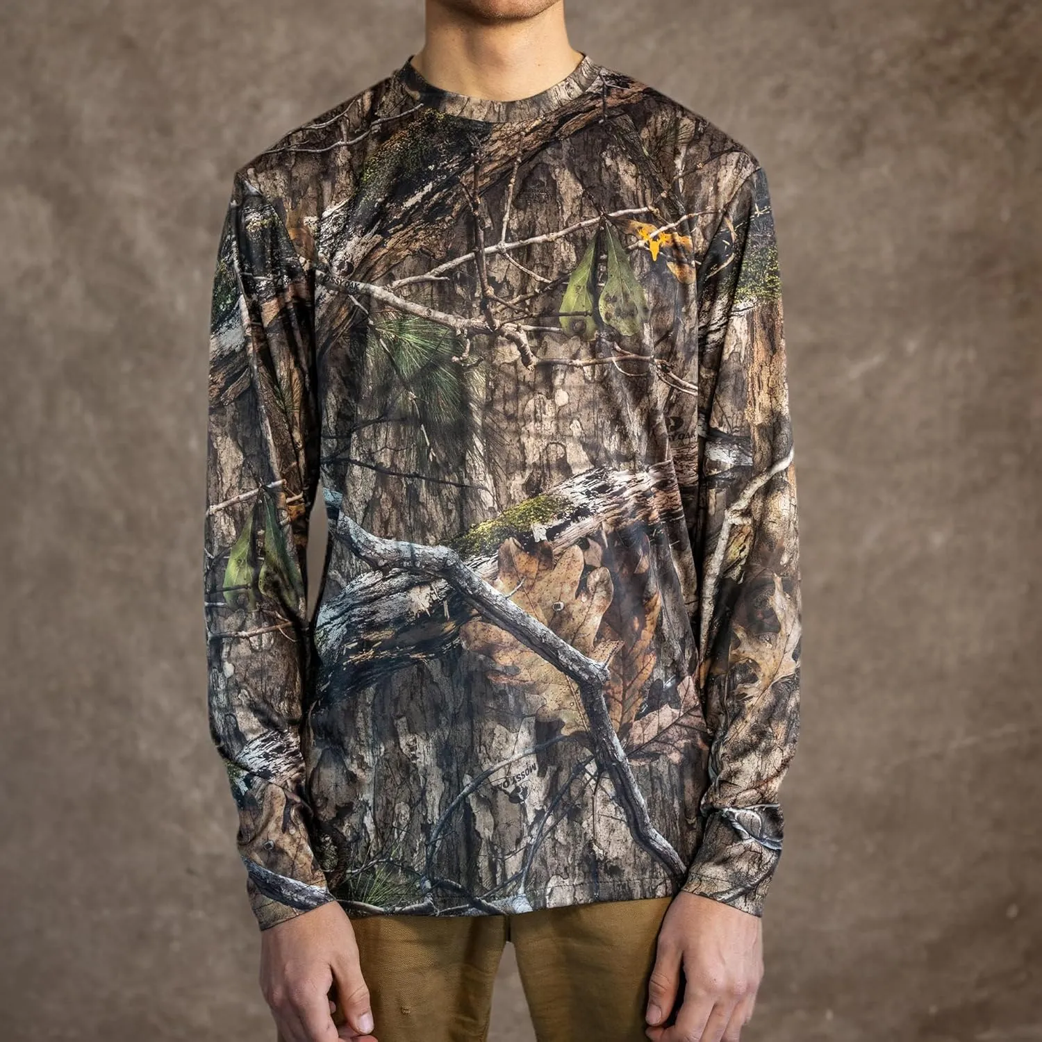 HOT SHOT Men’s Camo Hunting Long Sleeve Shirt – Quick Dry Performance Shirt