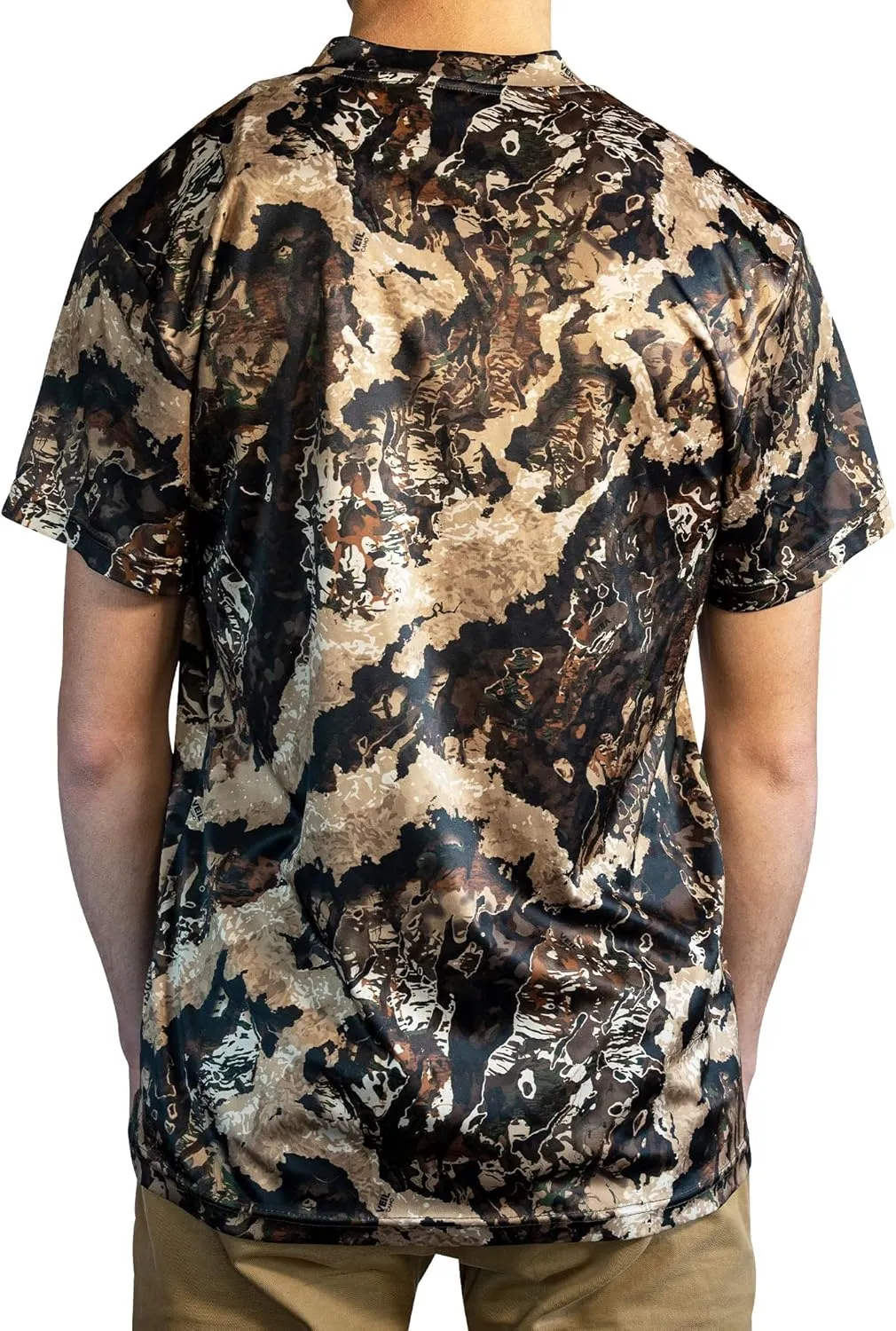 HOT SHOT Men’s Camo Hunting Short Sleeve Shirt – Quick Dry Performance Shirt