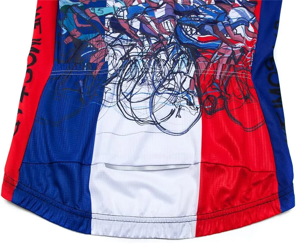 Hotlion Men's Cycling Jersey Long Sleeve Bike Shirts Autumn Bicycle Jacket Tops Reflective