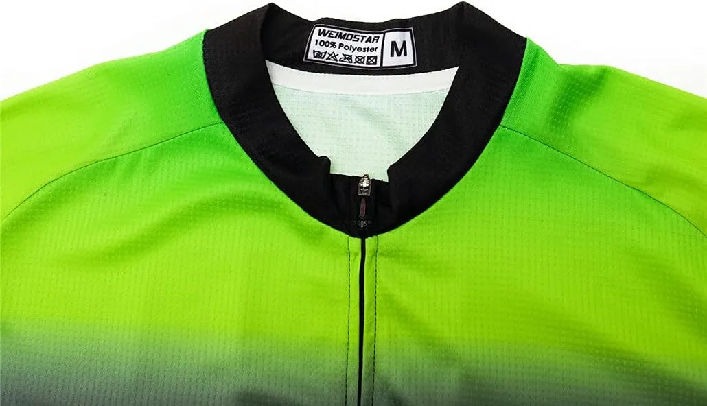 Hotlion Men's Cycling Jersey Long Sleeve Bike Shirts Autumn Bicycle Jacket Tops Reflective