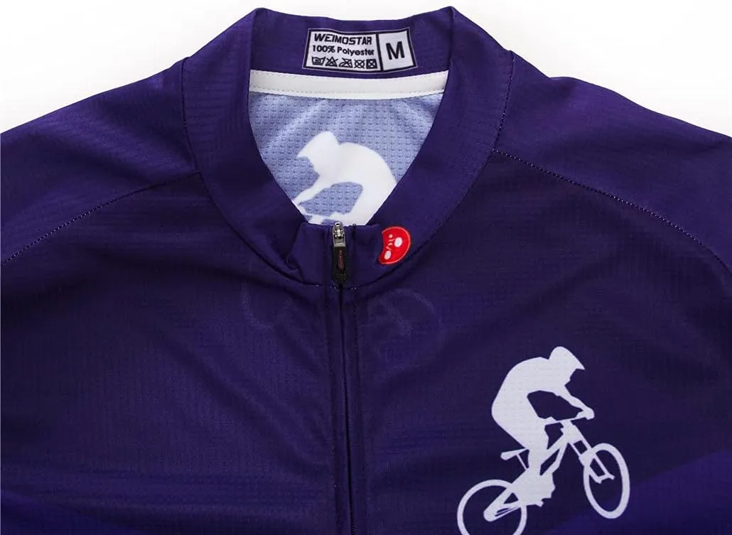 Hotlion Men's Cycling Jersey Long Sleeve Bike Shirts Autumn Bicycle Jacket Tops Reflective