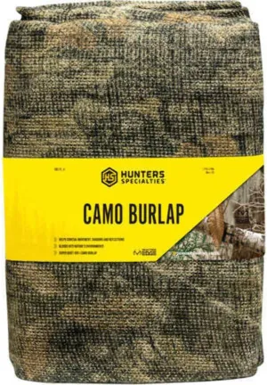 Hunters Specialties Camo Burlap - Hunting Durable Lightweight Quiet Realistic Concealment Camouflage Material for Treestands, Blinds, Realtree Edge, 54" x12'