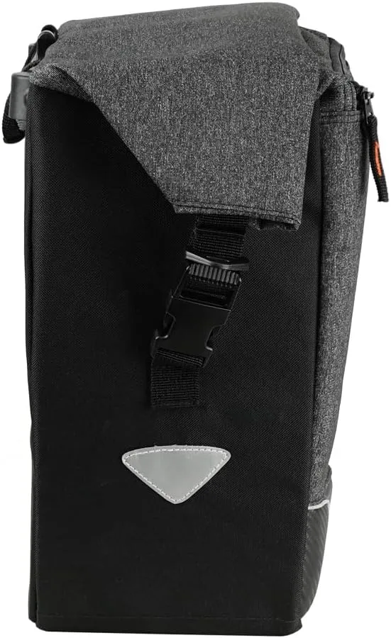 Ibera G-2 PakRak Pro Panniers - Bike Bags with Quick-Release System - Spacious Storage and Reflective Details - Set of 2