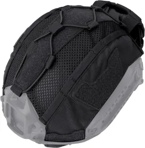 IDOGEAR Tactical Helmet Cover with Battery Rear Pouch for Fast Helmet Size M/L & L/XL Military Paintball Hunting Shooting Gear - 500D Nylon