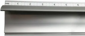 IS36 36" Safety Straight-Edge, Imperial Scale, Embedded Steel Edge, Lightweight Anodized Aluminum Frame, Non-reflective Surface