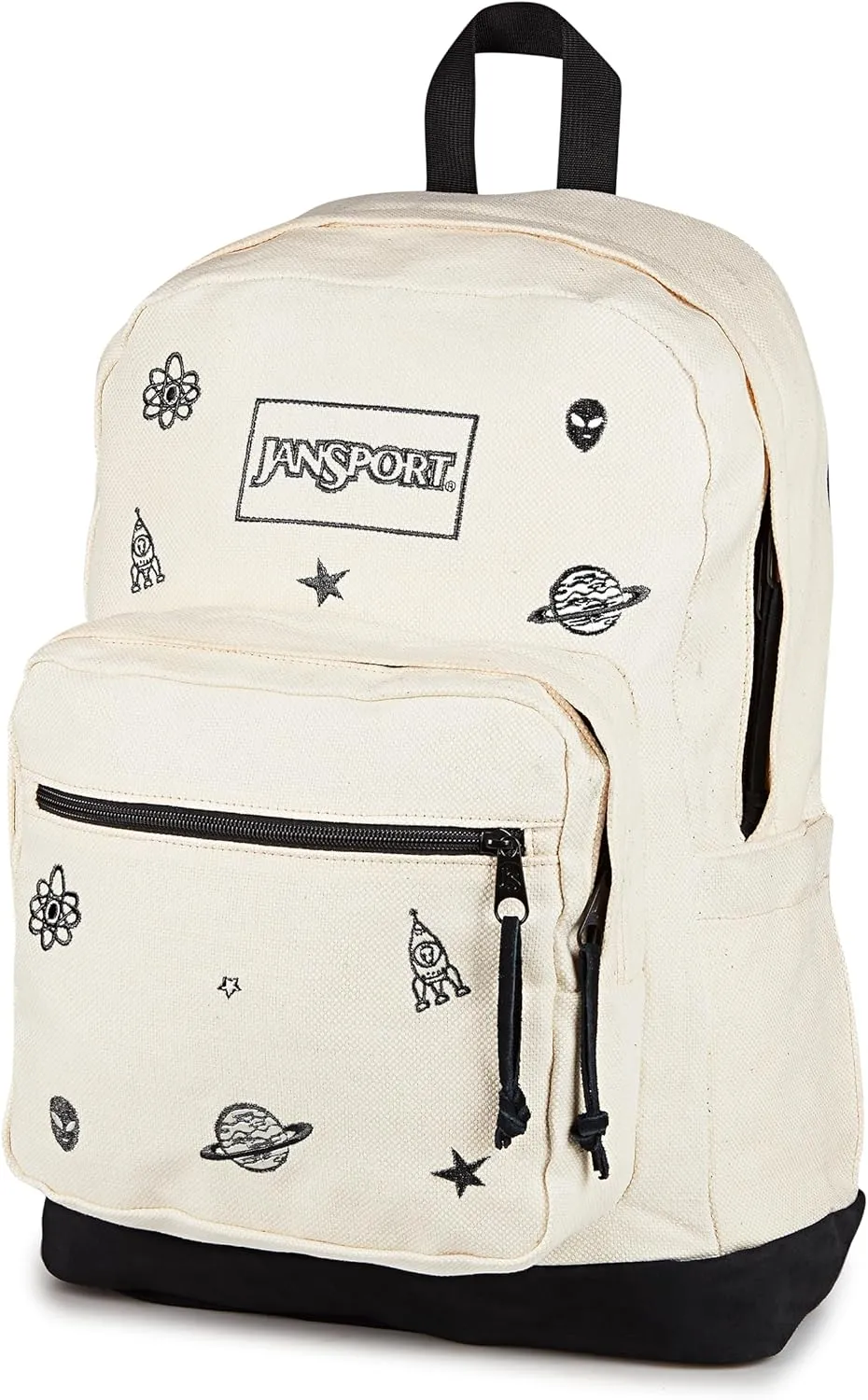 JanSport Right Pack Expressions Backpack – Main Compartment, 15-inch Padded Laptop Compartment, Side Water Bottle Pocket, Utility Pocket with Zippered Rain Flap, Aliencore Embroidery