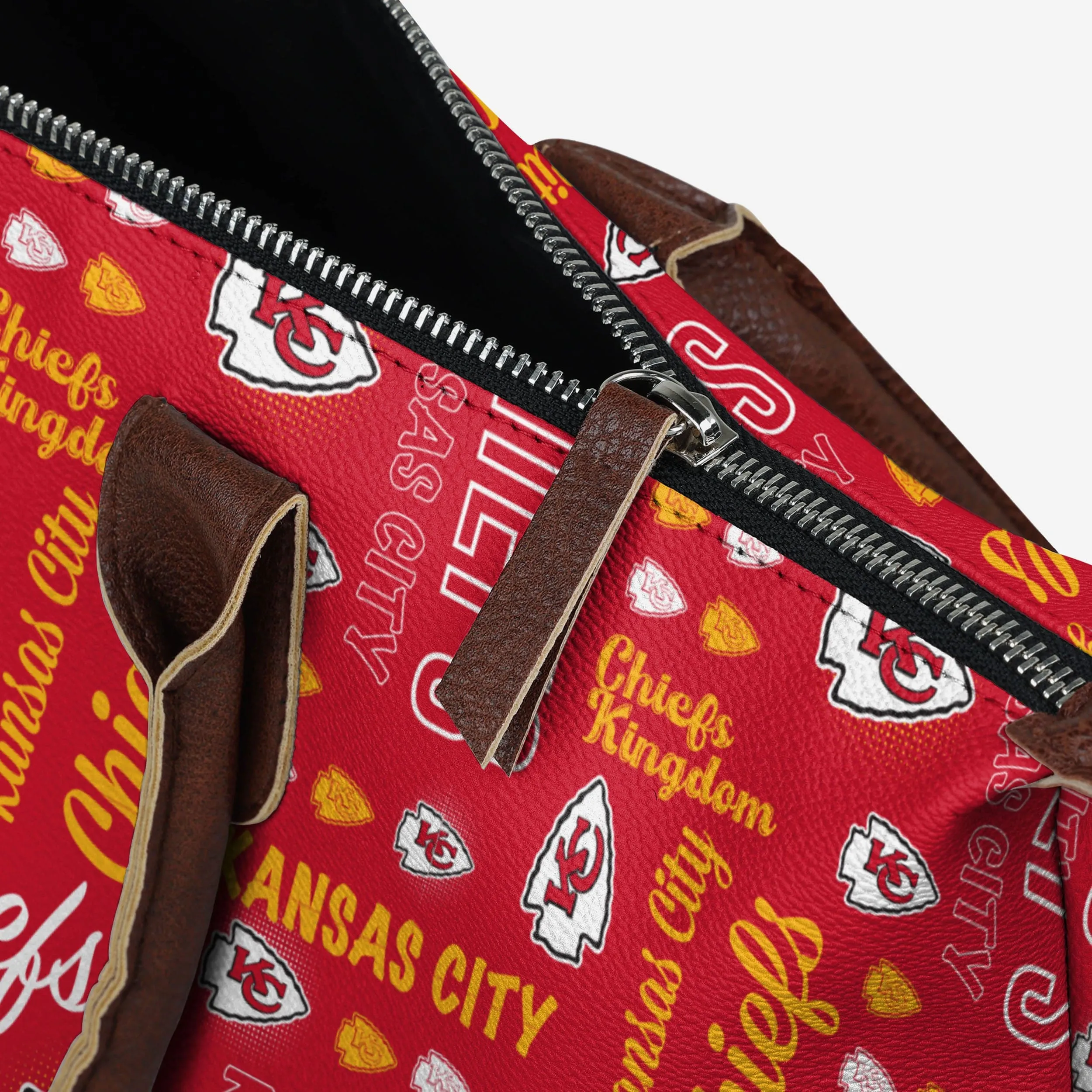 Kansas City Chiefs Spirited Style Printed Collection Tote Bag
