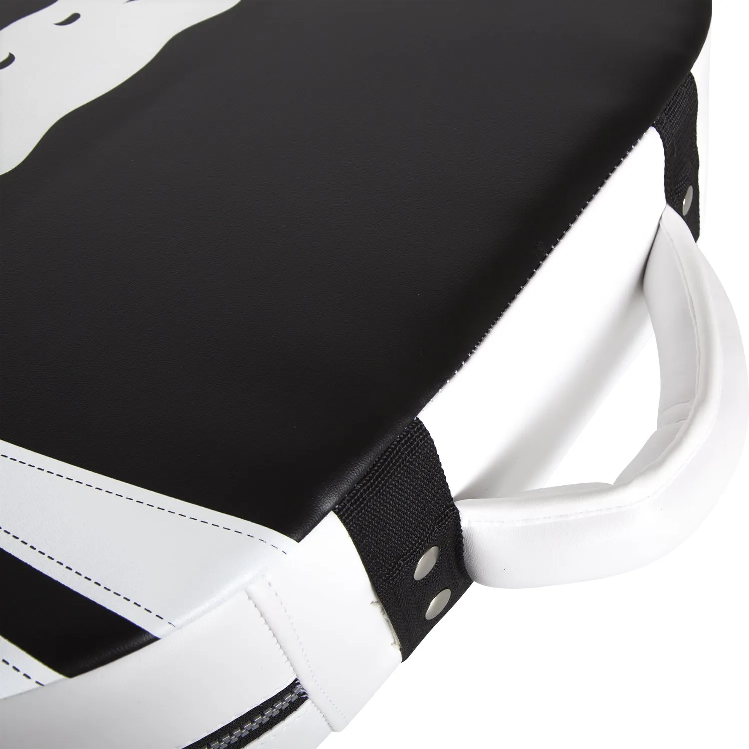 Kick Shield quadrato Absolute Venum - Pelle Skintex - Nero/Ghiaccio