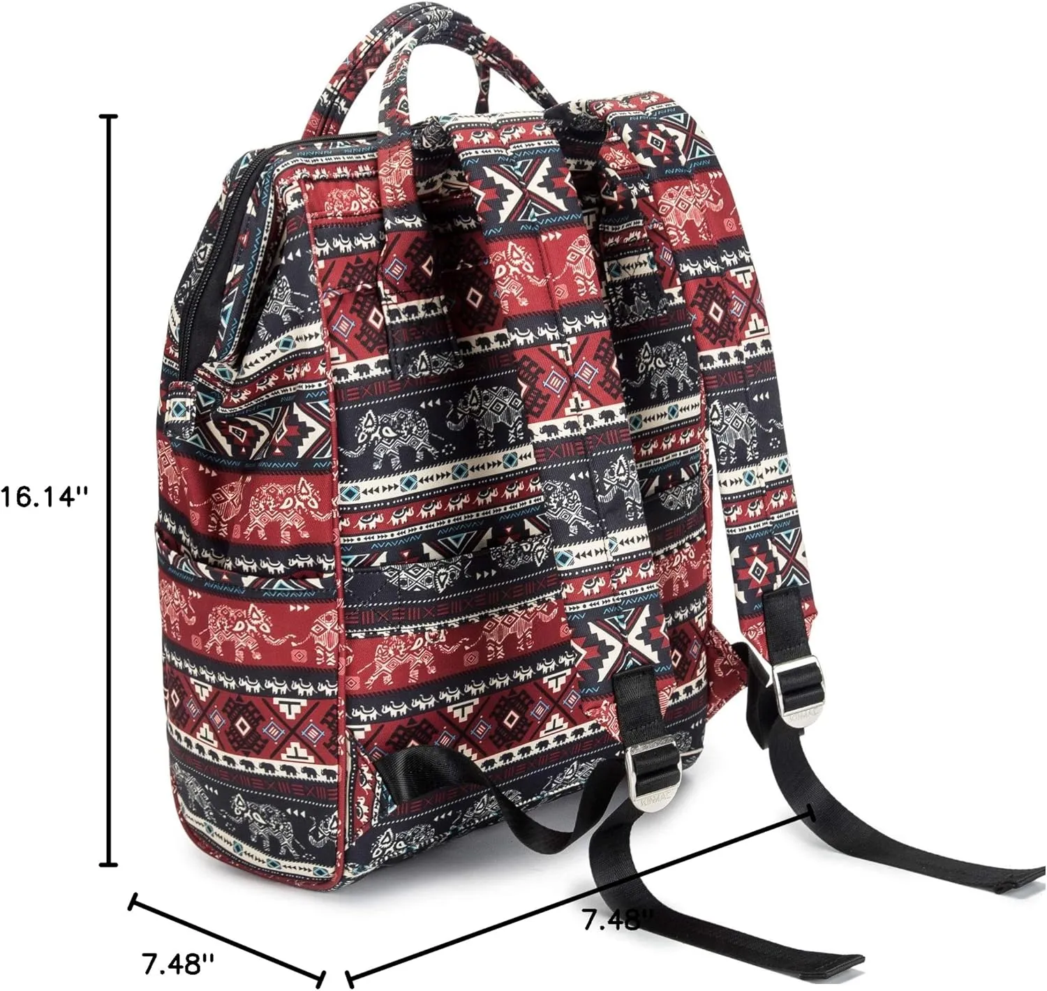 Kinmac Waterproof Laptop Backpack For Laptop Up to 15.6 Inch Men Women Travel Outdoor Backpack (Elephant)
