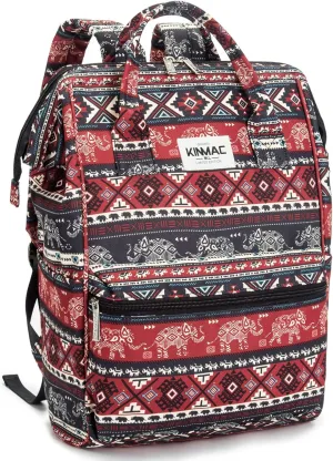 Kinmac Waterproof Laptop Backpack For Laptop Up to 15.6 Inch Men Women Travel Outdoor Backpack (Elephant)
