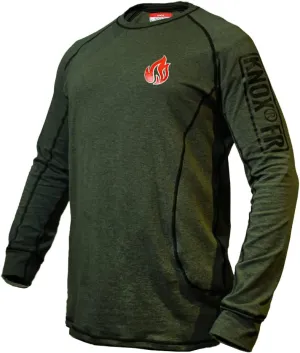 Knox FR Shirts for Men & Women | Double Stitched Long Sleeve Crew Shirt | NFPA2112 Light Weight Fire Retardant Welding Shirt