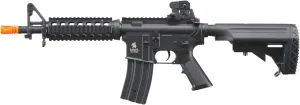 Lancer Tactical Airsoft M4 AEG Rifle with Crane Stock (Color: Black)