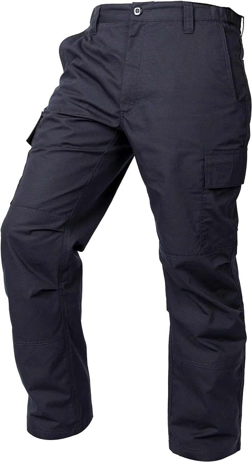 LAPG Men's Core Cargo Tactical Pants, Stretch Waistband, Lightweight & Durable Ripstop CCW Cargo Pants for Men