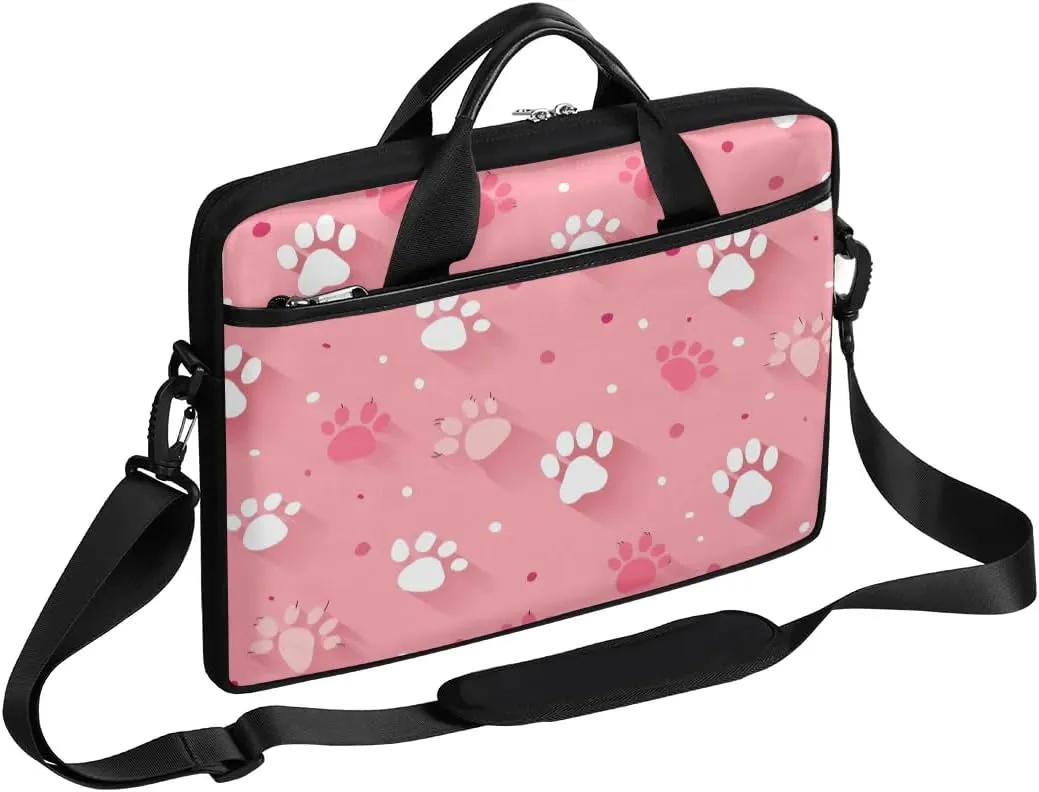 Laptop Shoulder Bag Computer Bag 13-15 Inches Laptop Carrying Case with Shoulder Strap for Women Men