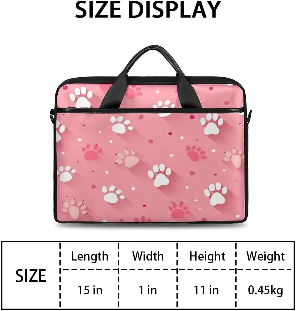 Laptop Shoulder Bag Computer Bag 13-15 Inches Laptop Carrying Case with Shoulder Strap for Women Men