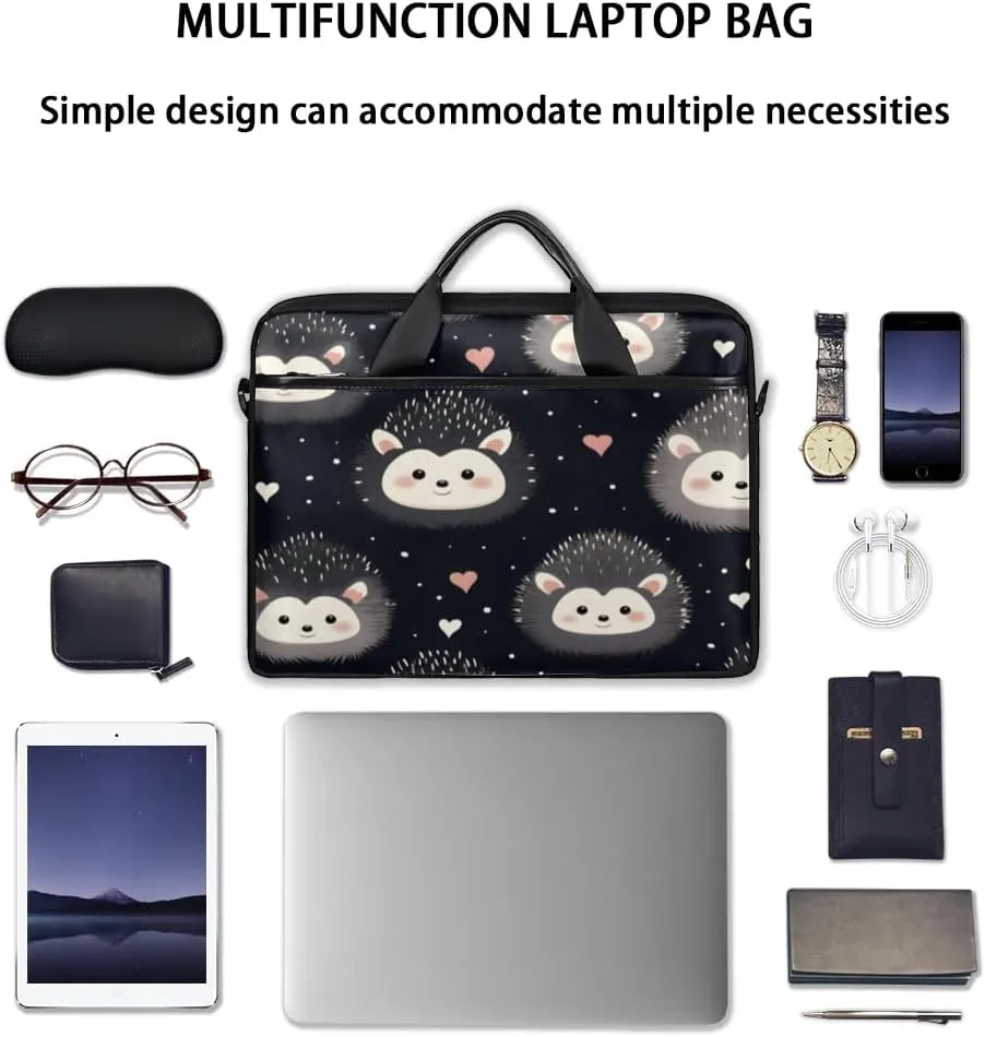 Laptop Shoulder Bag Computer Bag 13-15 Inches Laptop Carrying Case with Shoulder Strap for Women Men