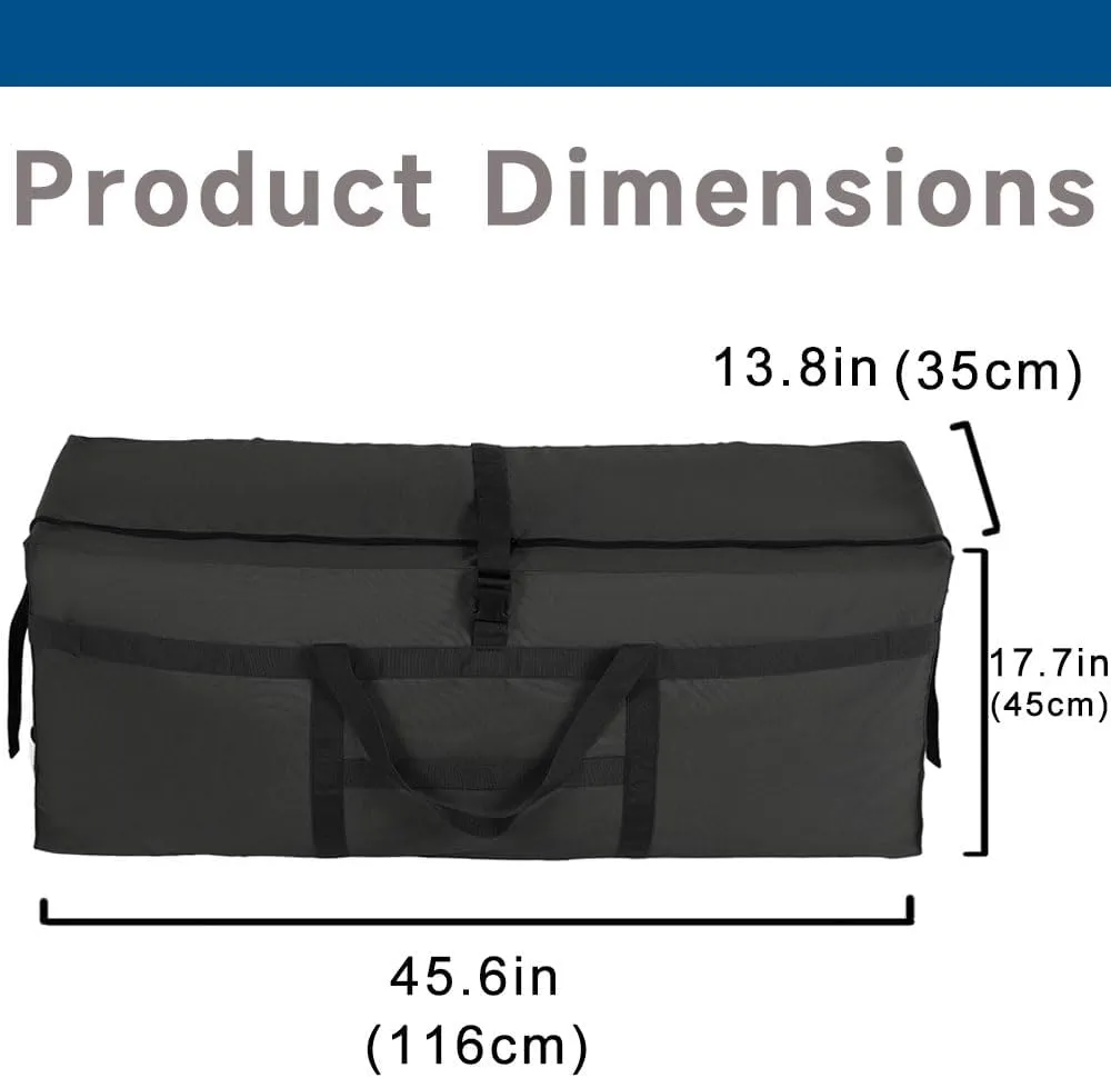 Large Duffel Bag, 120L Waterproof Carry on Weekend Overnight Storage Bag Over Luggage for Airline, Travel, Camping, Moving, 200l-black