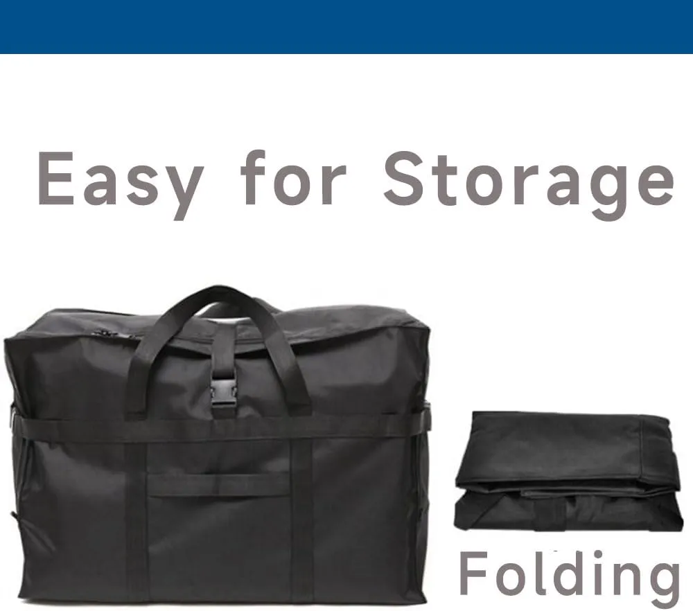 Large Duffel Bag, 120L Waterproof Carry on Weekend Overnight Storage Bag Over Luggage for Airline, Travel, Camping, Moving