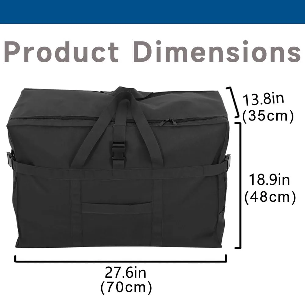 Large Duffel Bag, 120L Waterproof Carry on Weekend Overnight Storage Bag Over Luggage for Airline, Travel, Camping, Moving