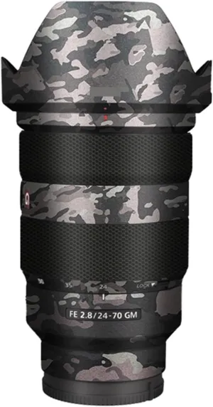 Lens Skin Vinyl Wrap Film Camera Protective Sticker Protector Coat for Sony FE 24-70mm F2.8 GM Photography Accessories FE 2.8/24-70 GM 2.8(Field Camouflage)