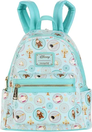 Loungefly Be Our Guest Mini Backpack - Beauty and the Beast Enchanted Castle Servants
