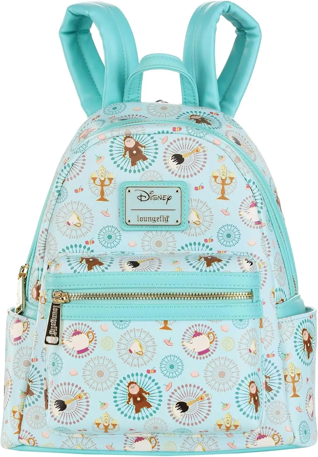 Loungefly Be Our Guest Mini Backpack - Beauty and the Beast Enchanted Castle Servants