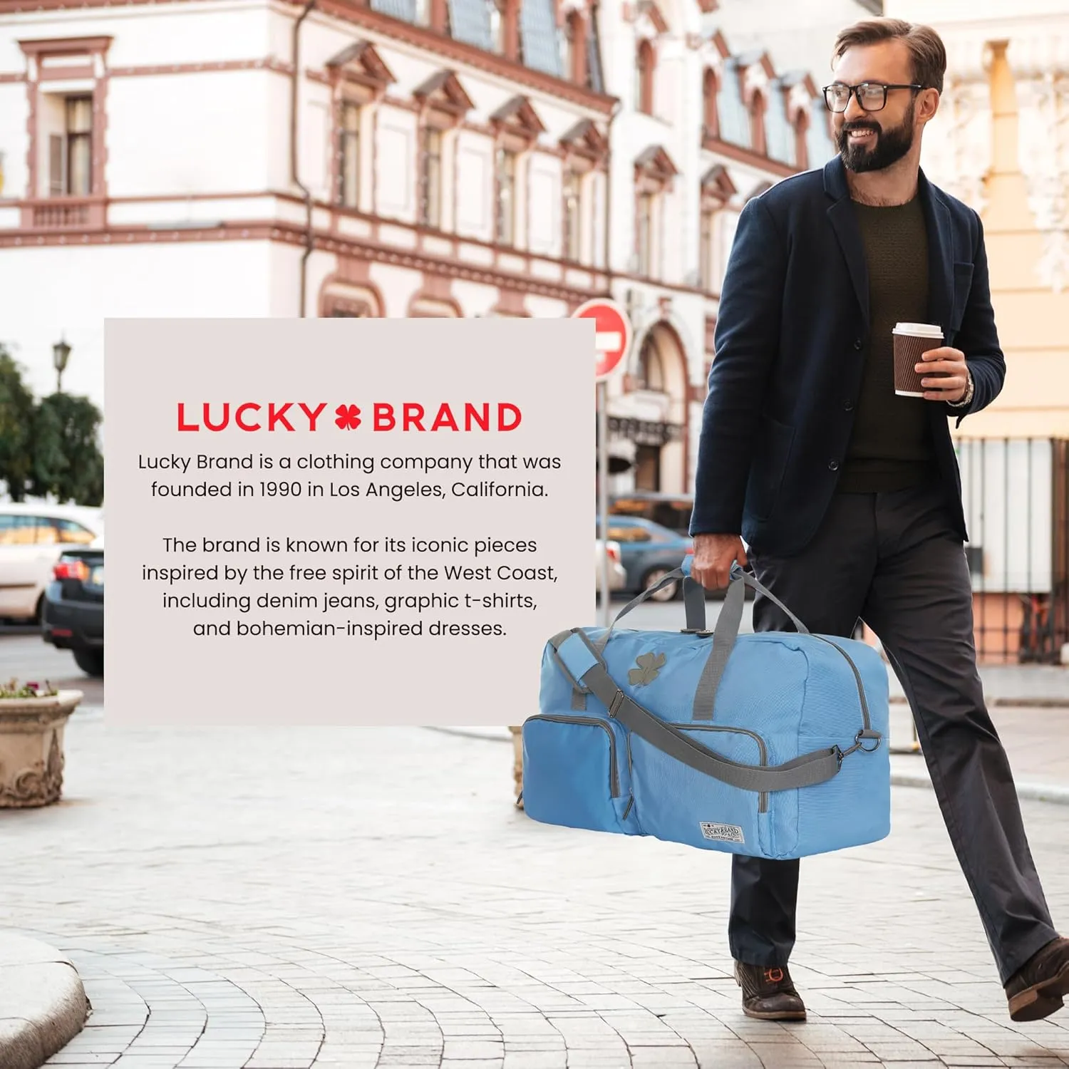 Lucky Travel Duffel Bags 115L, Gym Bag, Travel Bag & Large Duffle Bag for Men, Foldable Overnight Weekender Bags for Women & Men with Adjustable Shoulder Strap,