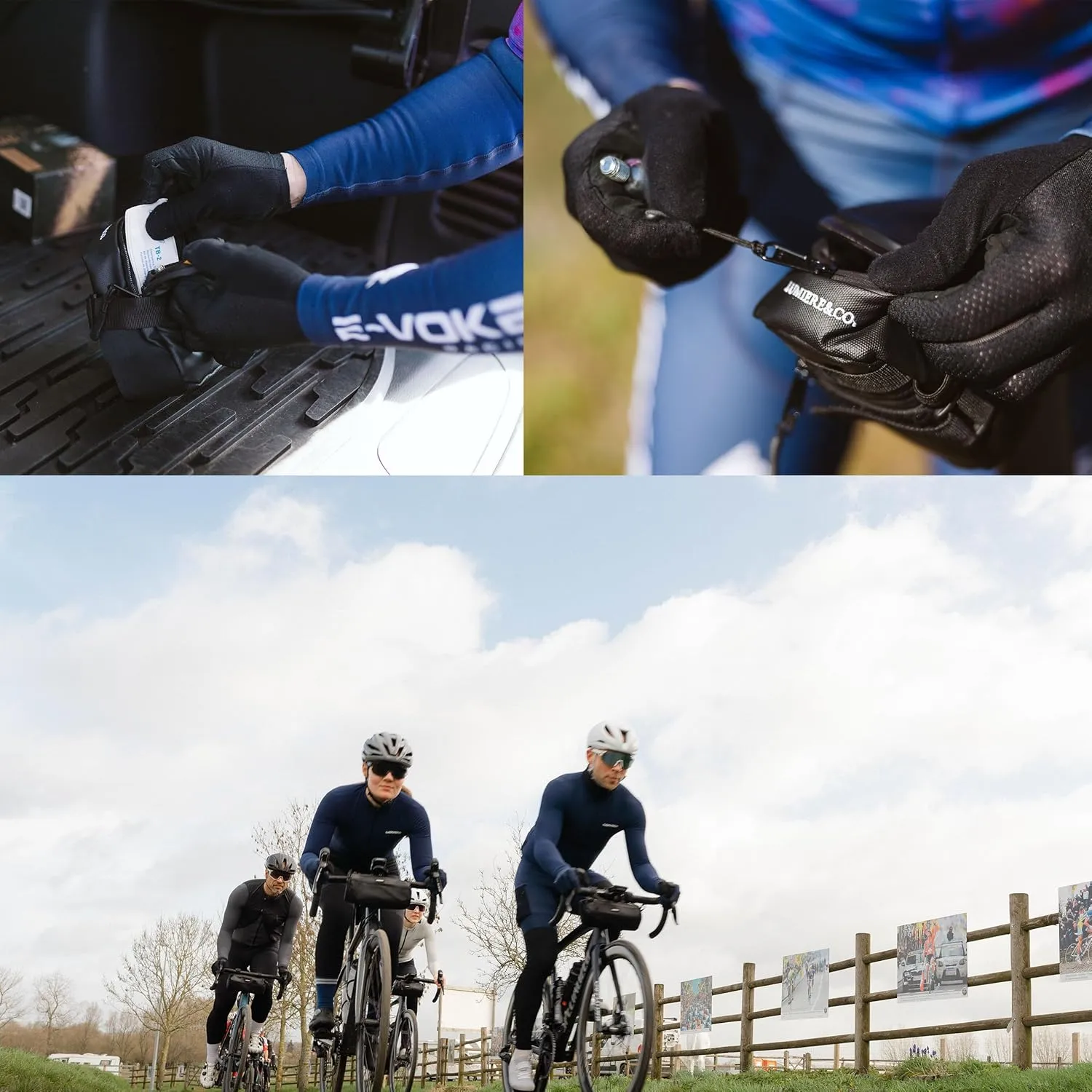 Lumiere & Co. Road Bike Saddle Bag, Bike Bag, Mountain Bike Saddle Bag, Small Bike Seat Bags, Bike Under Seat Bag, Bicycle accessories, Bike Bags, Bike Seat Bag,