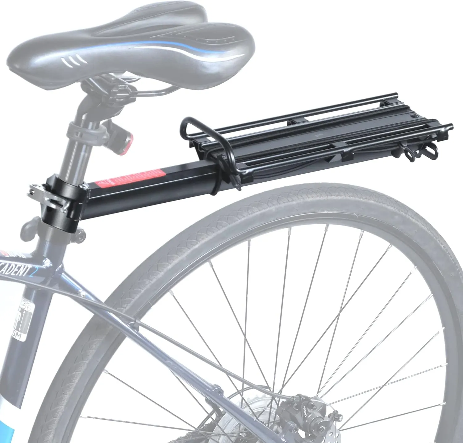 Lumintrail Bike Cargo Rack, Seatpost Mounted Bicycle Luggage Carrier with 20 LBs Weight Capacity for Trunk Bags and Quick Release Handle