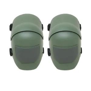 M MCGUIRE GEAR Hard Shell Hinged Tactical Knee Pads, Heavy Duty Cap & Anti Slip Foam Kneeling Pad, Knee Support for Men and Women