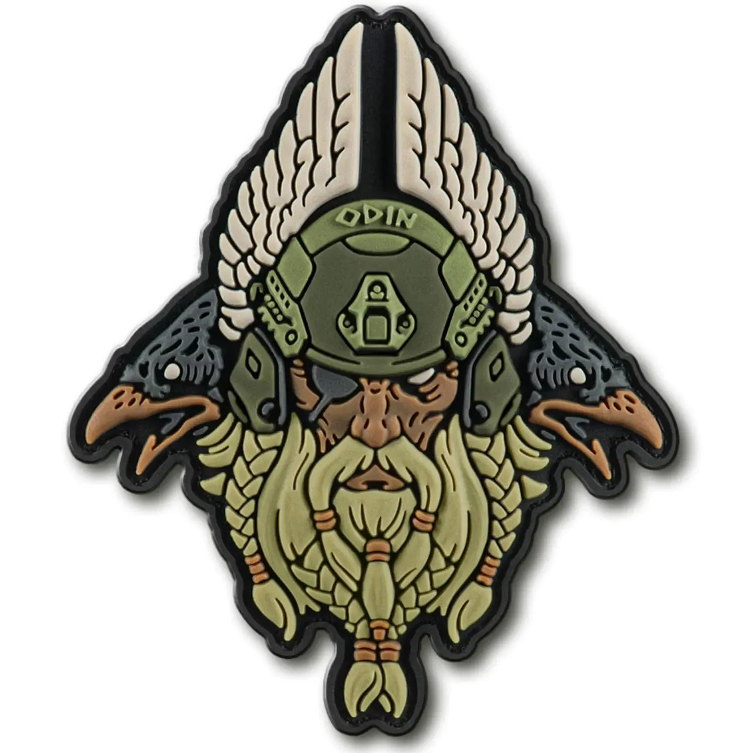 M-Tac Viking Invasion PVC 3D Patch (Odin Olive)