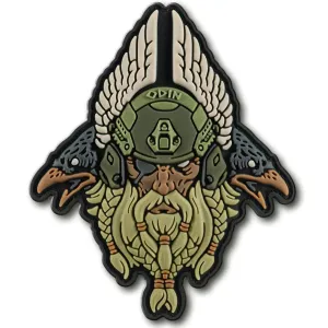 M-Tac Viking Invasion PVC 3D Patch (Odin Olive)