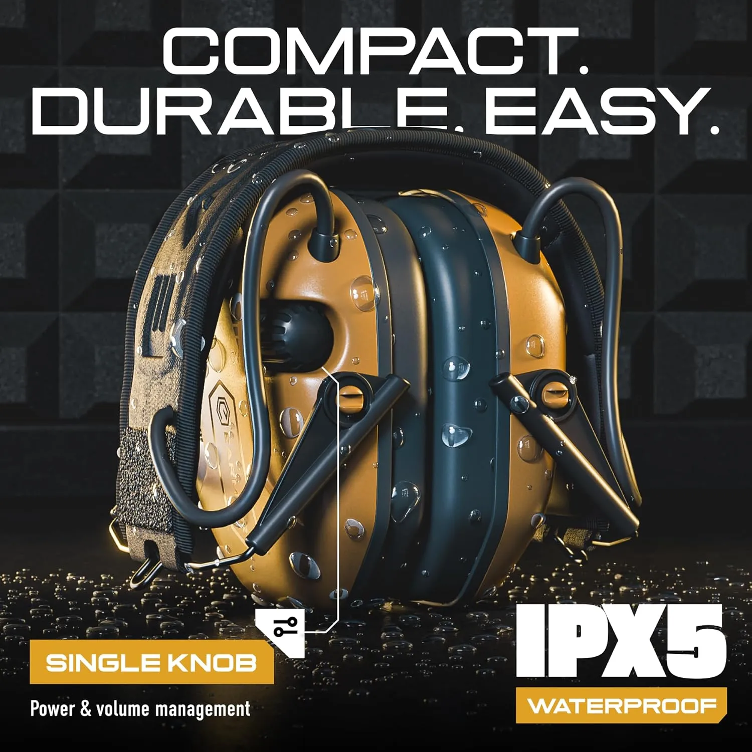 M300T & M300A Electronic Hearing Protection - Shooting Earmuffs Noise Reduction